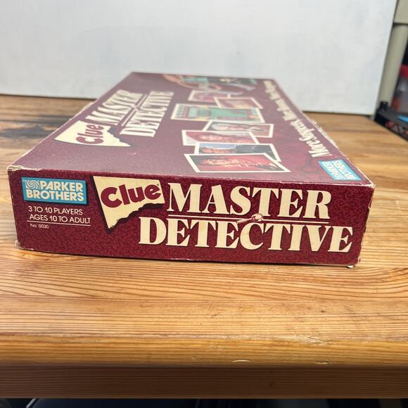 Clue Master Detective Game 1988 VTG Parker Brothers Complete Board Game HTF - Picture 3 of 16